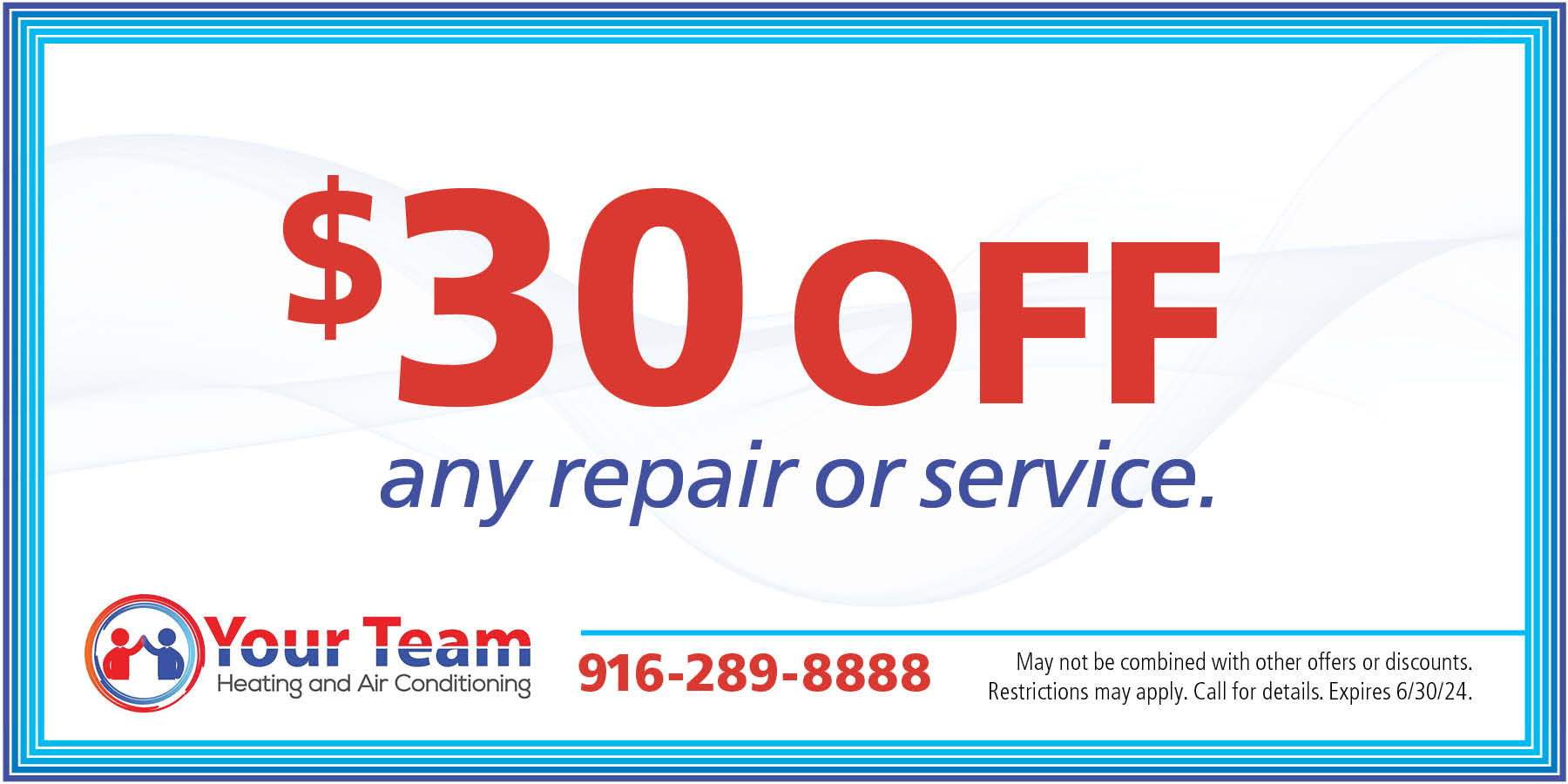 $30 off any repair or service.